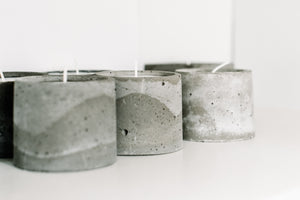 Handmade Concrete Candles